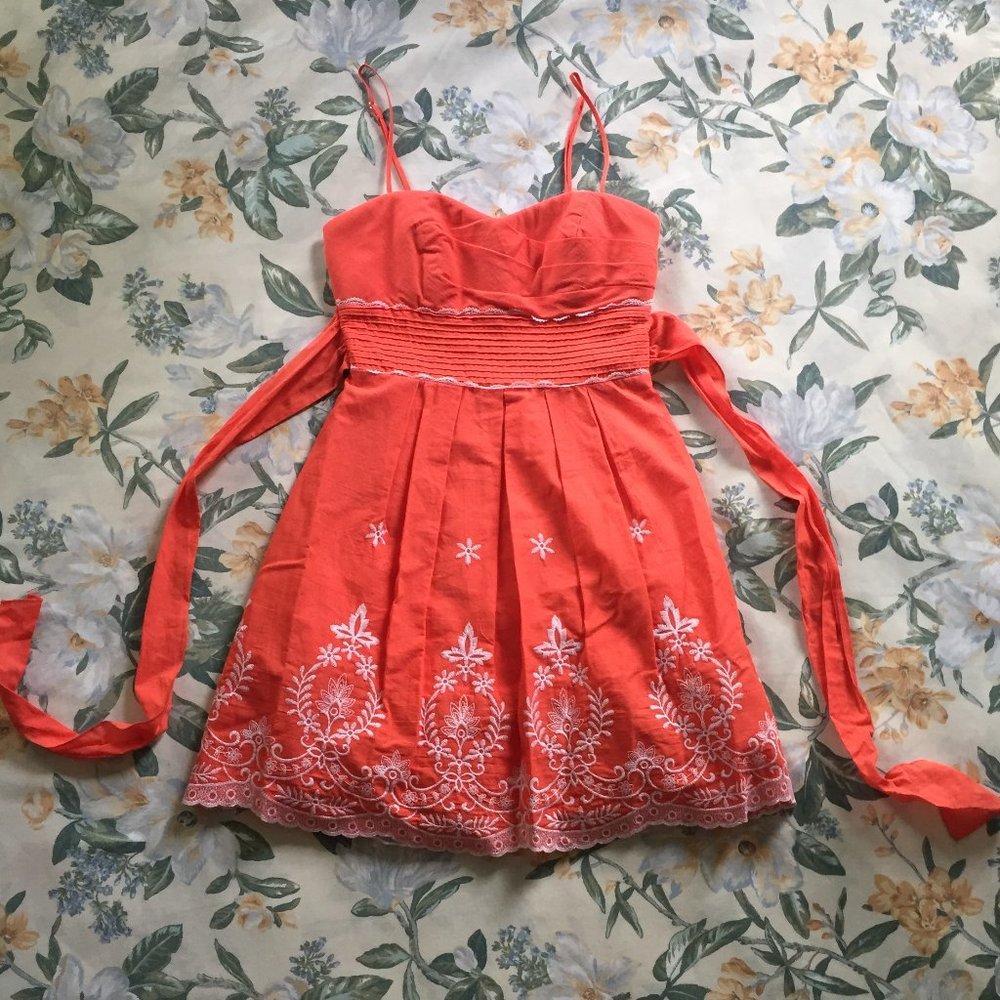 Juniors Semi-formal Country Chic Lace Strap Dress